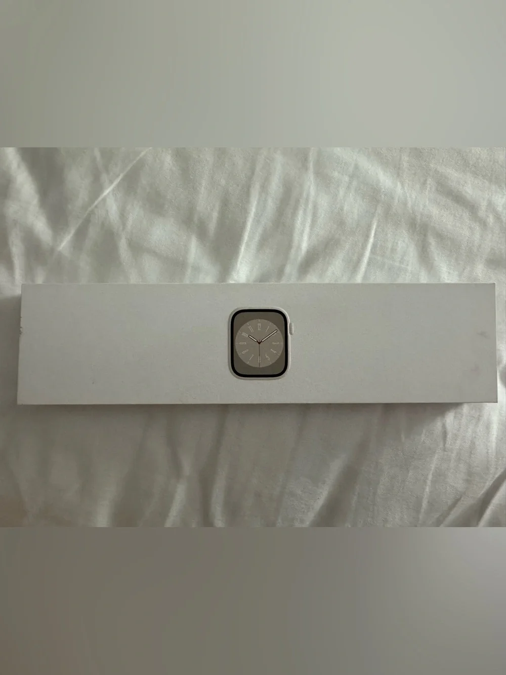 Apple Watch Series 8, 41mm with Sand/Beige Silicone Apple Band